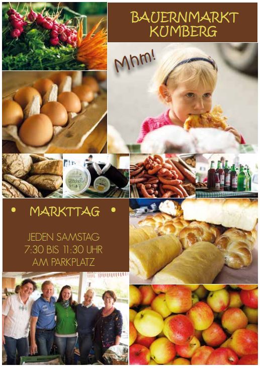 Bauernmarkt Bild aus der Broschüre