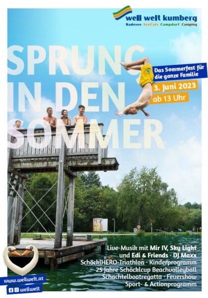 Sprung in den Sommer