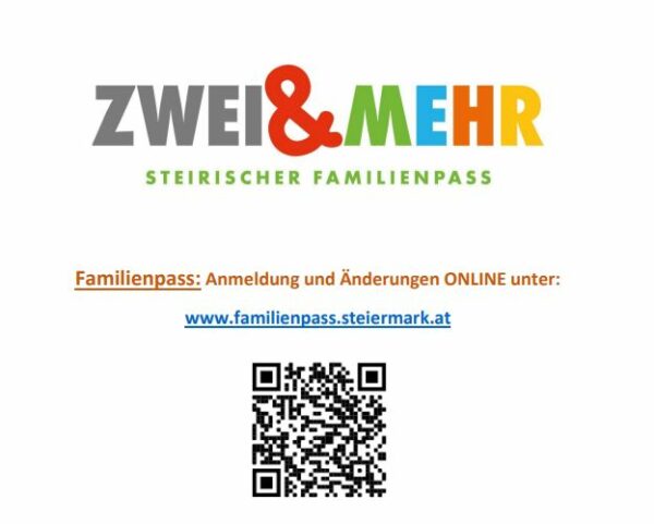 Steirischer Familienpass Anmeldung