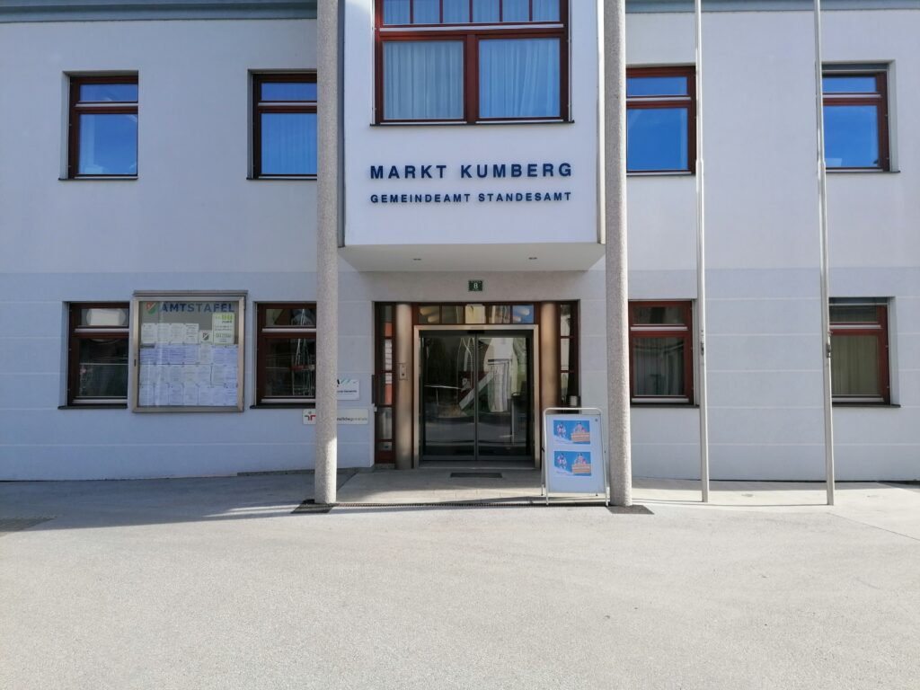 Gemeindeamt Eingang