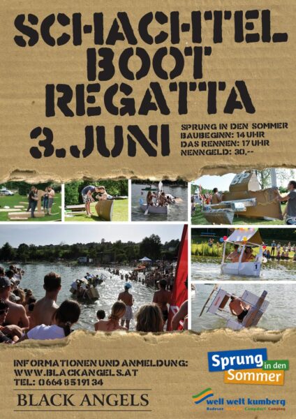 Flyer Schachtelboot Regatta