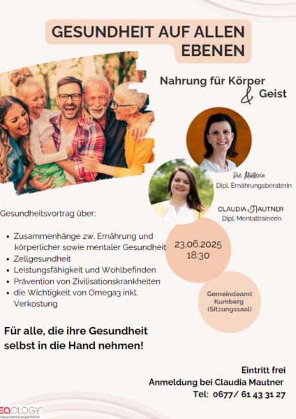 Vortrag Gesundheit auf allen Ebenen