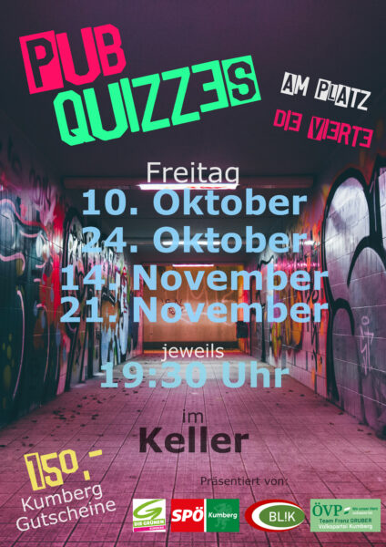 Pub-Quizz in Kumberg