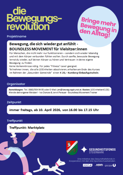 BOUNDLESS MOVEMENT für VielsitzerInnen