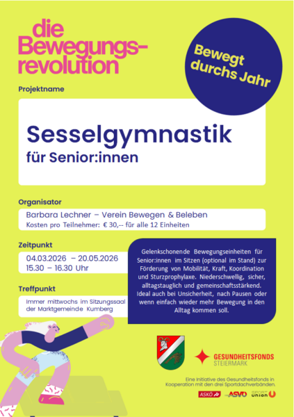 Sesselgymnastik2 04.03. - 20.05.2026