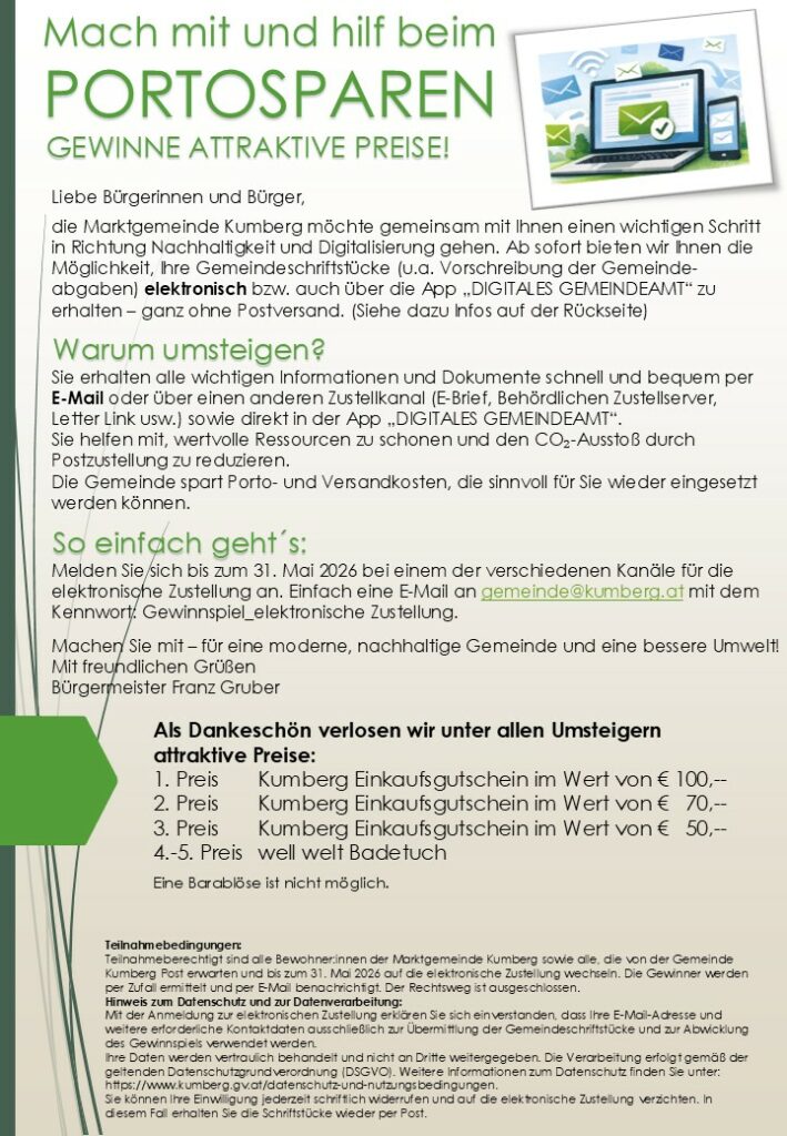 vorschreibung beilage 2 quartal