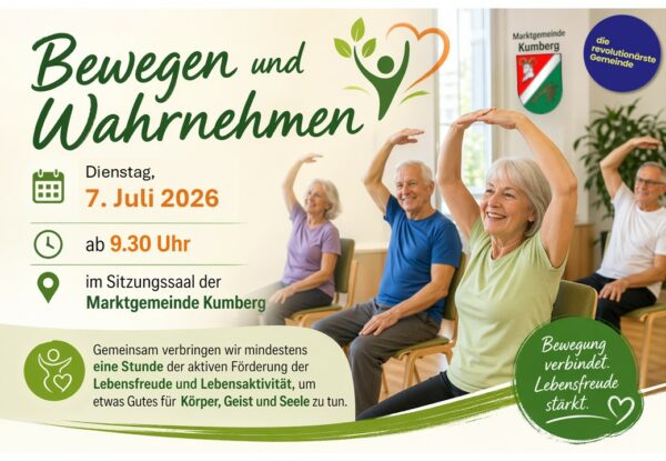 Bewegen und Wahrnehmen Juli
