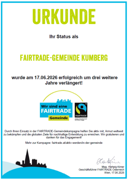 Fairtrate Gemeinde neu 2026