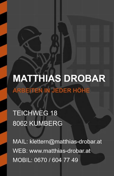 Matthias Drobar Visitenkarte