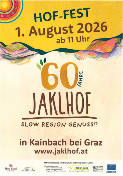 Slow Region Genuss hoch 13 jaklhof